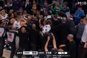 森林狼击败掘金后，约基奇引发大规模冲突，NBA宣布处罚决定：约基奇罚50000美元，兰德尔罚35000美元